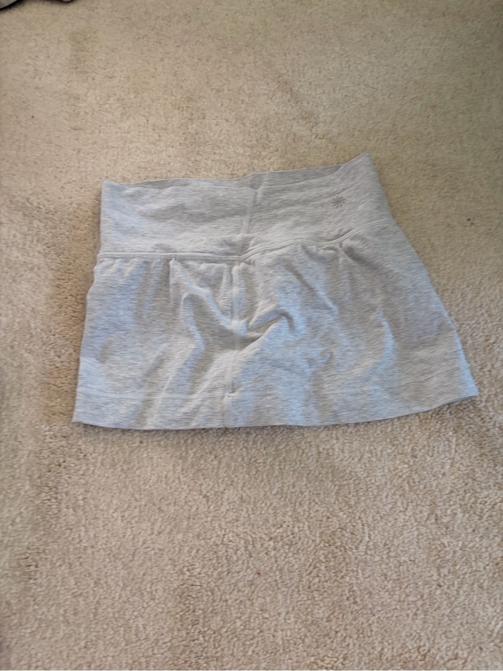 Athleta Light Gray Girls Skort with Wide Waistband